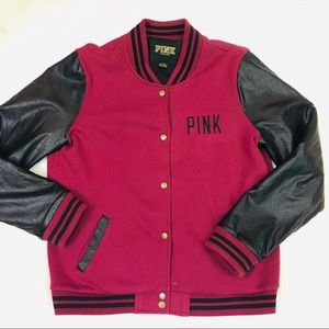 PINK Victoria's Secret Jackets & Coats - PINK Victoria's Secret ruby red varsity jacket PINK Victoria's Secret Jackets & Coats - PINK Victoria's Secret ruby red varsity jacket